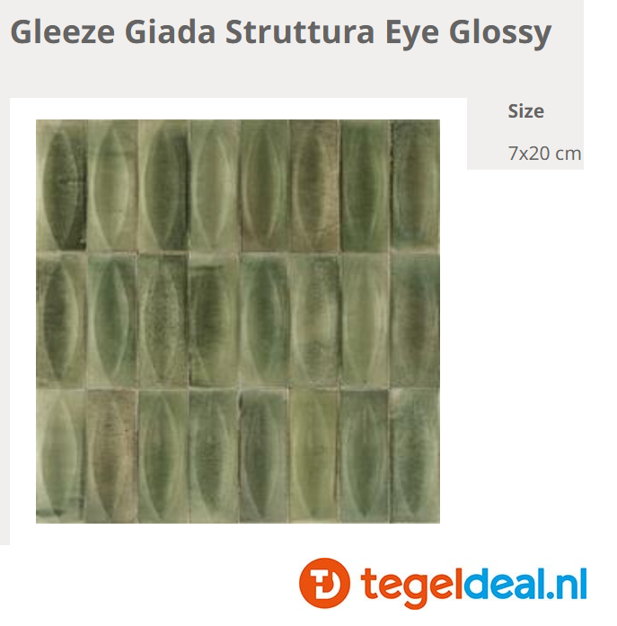 WDT Ragno Gleeze GIADA struttura EYE 3D, 7,5x20 cm, R8HJ