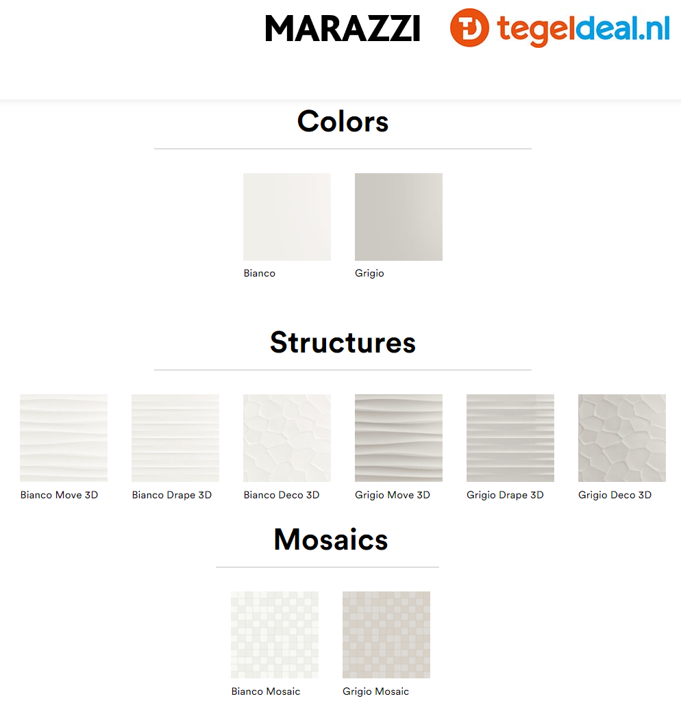 Marazzi Color Code, 30x60 cm wandtegels