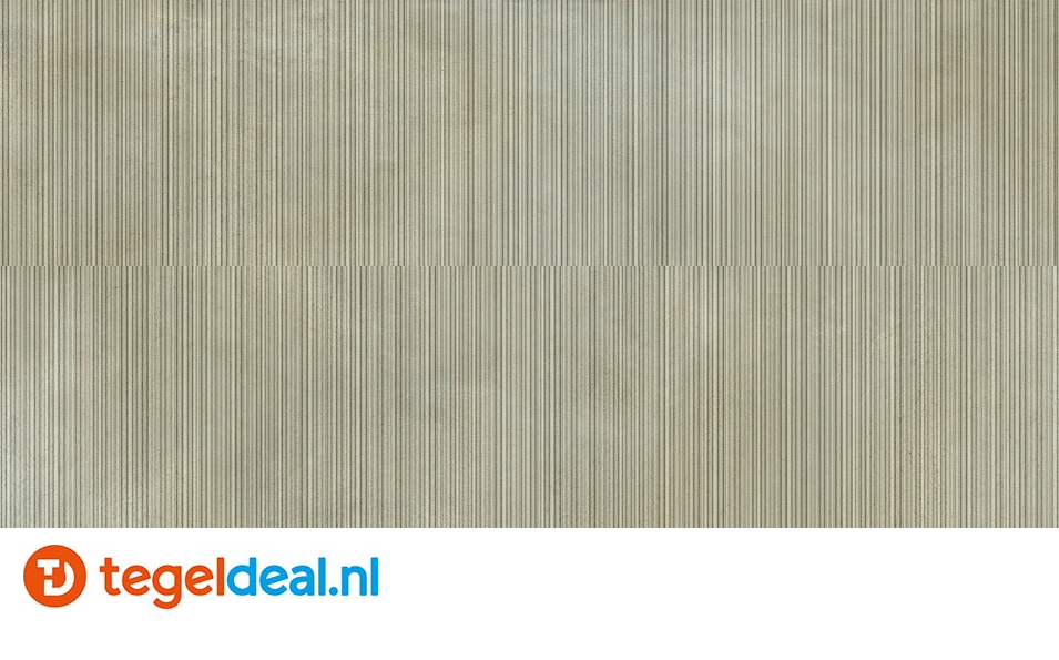 Fondovalle Homescape, MATCHA, 60x120x0,85 cm TUB Decoro, HOM095, reliëf wandtegels