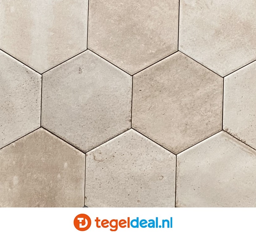 Ribesalbes Hope ROSE mat, 15x17,3 cm hexagon tegels Ribesalbes Hope ROSE mat, 15x17,3 cm hexagon tegels