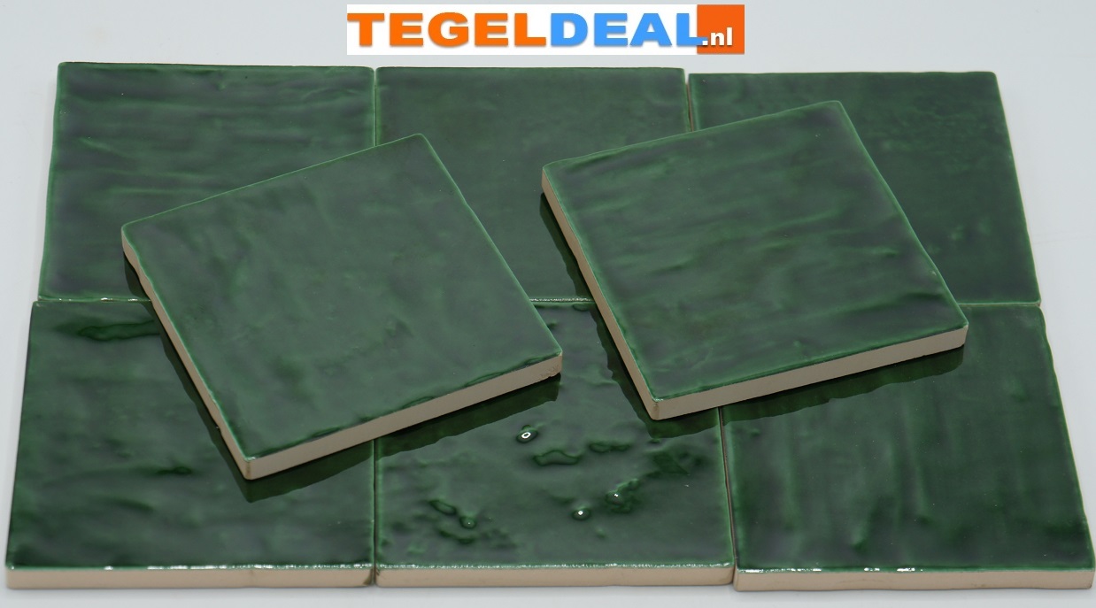 WDT handvorm EMERALD GREEN, 10x10 cm, OP VOORRAAD  