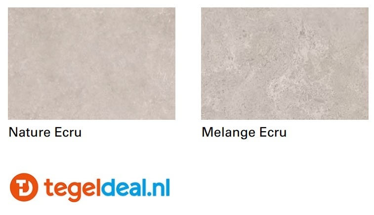 Flaviker, Midi, ECRU NATURE, 60x60x2 cm R11 R., art. 0030168, natuursteenlook terrastegels