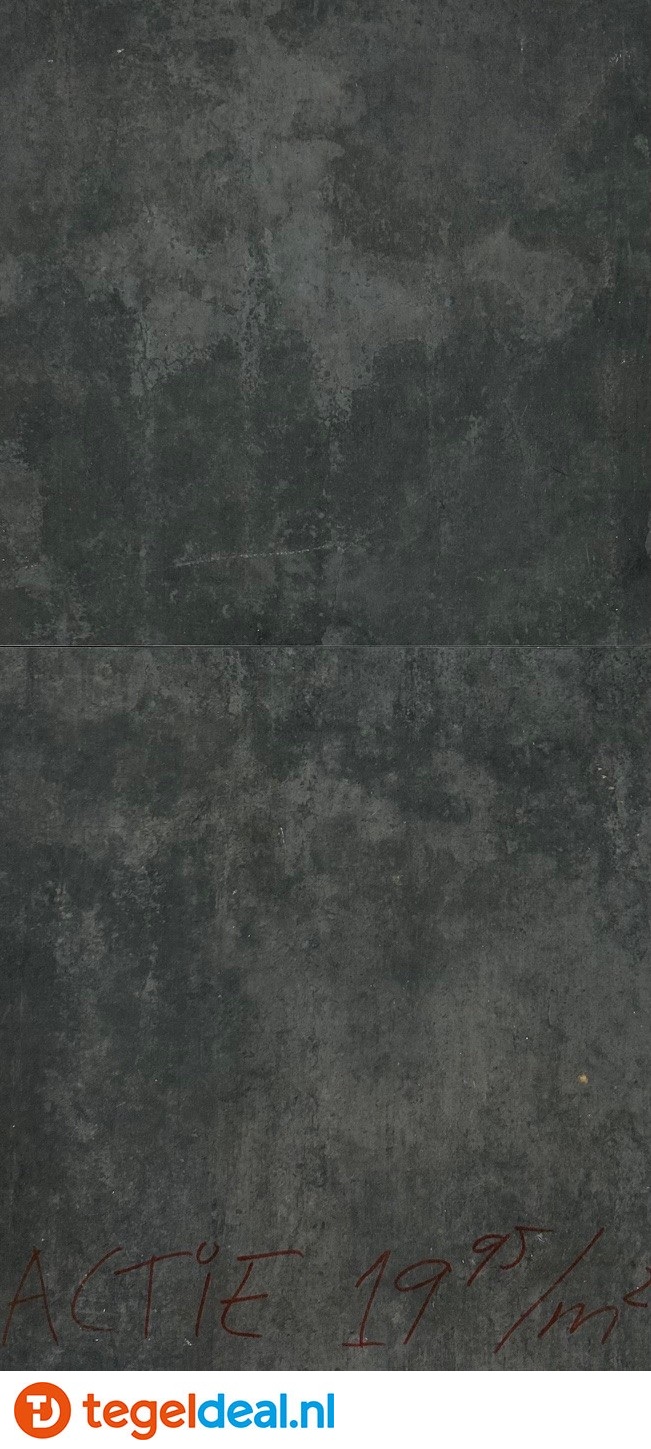 ACTIE - Nero 60x60 cm, betonlook tegels - OP VOORRAAD