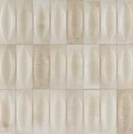 Ragno Gleeze BEIGE struttura EYE 3D, 7,5x20 cm, R8HG, reliëf wandtegels 