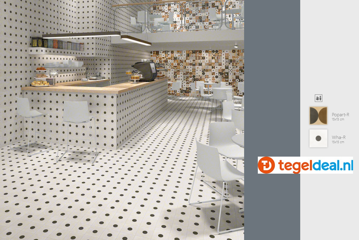 VLT Vives Pop Tile, 15x15 cm, 10 decors VLT Vives Pop Tile, 15x15 cm, 10 decors