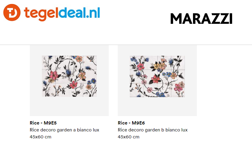 WDT Marazzi Rice, handgevormde wandtegels WDT Marazzi Rice, handgevormde wandtegels
