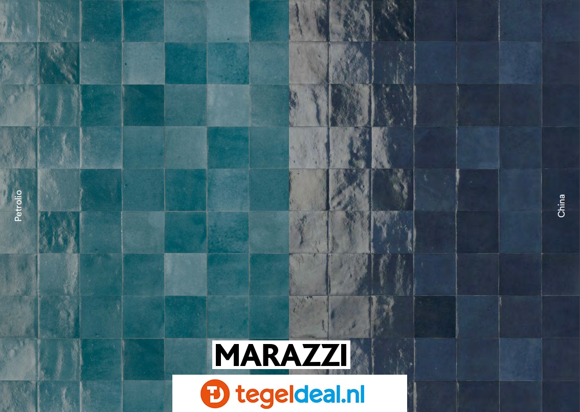 Marazzi Zellige PETROLIO, M5P6, 10x10 cm 