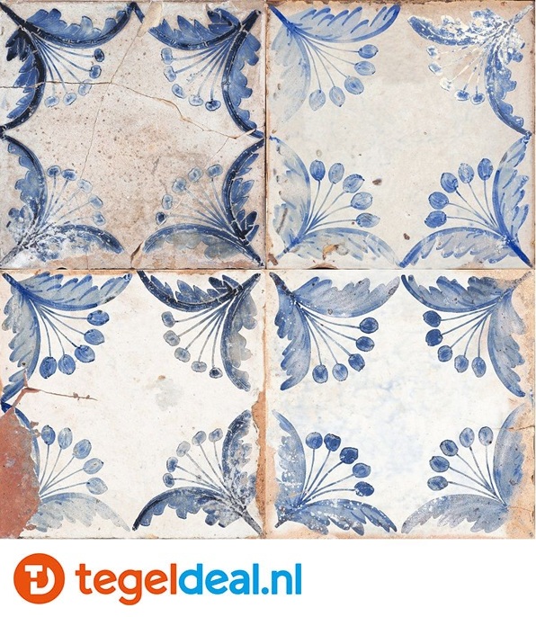 Peronda, Fs Oldker, 33x33 cm, vintage patroontegels