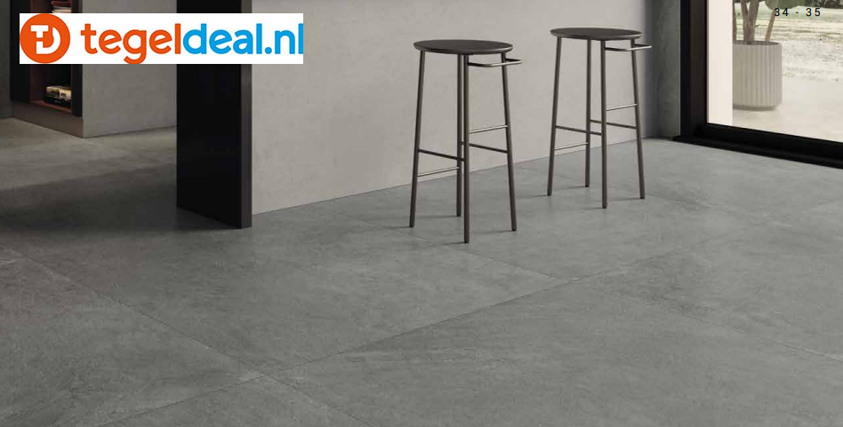 Supergres H.24 Concrete, 60x60 cm GRIP, HGC6, cementlook tegels 