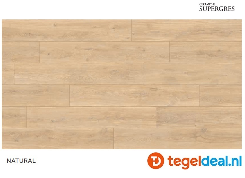 Supergres 4EVER NATURAL, 20x180 cm houtlook tegels 
