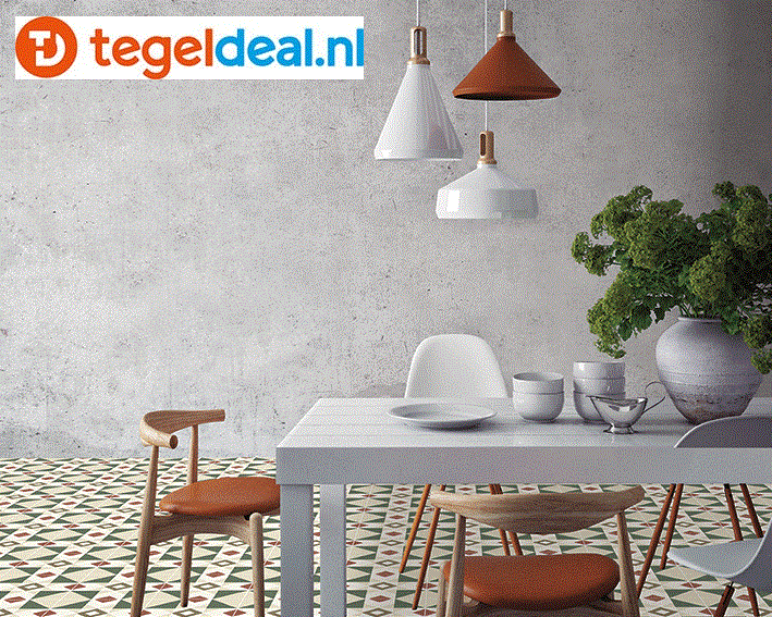 Nanda Tiles, Kompas, 20x20 cm, patroontegels 