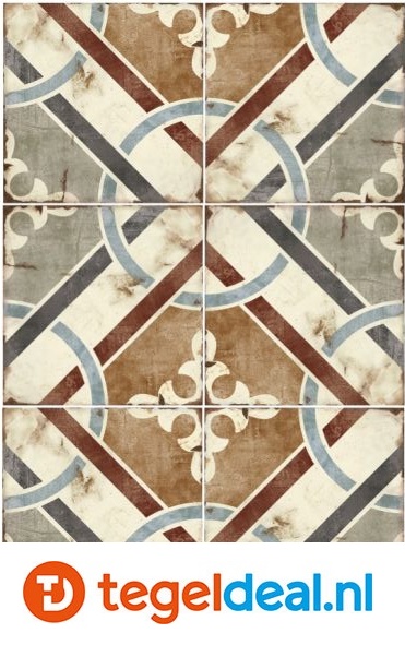 Nanda Tiles, Loft, 20x20 cm, patroontegels