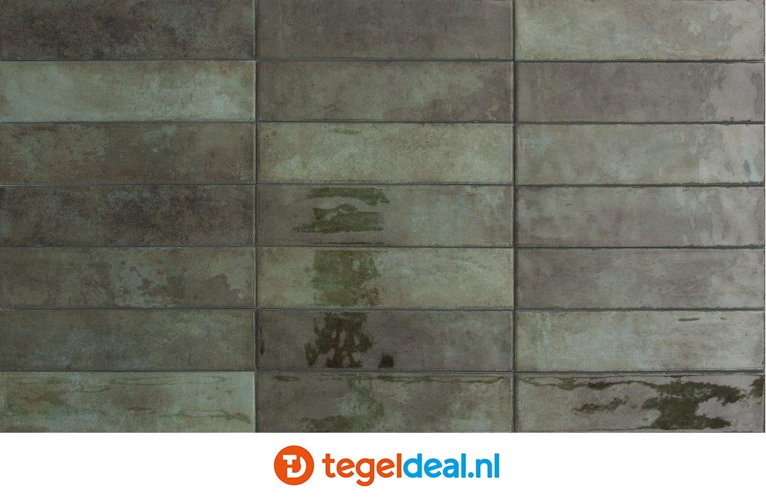 Tonalite, Fiolage 6x24,4 cm, wandtegels Tonalite, Fiolage 6x24,4 cm, wandtegels