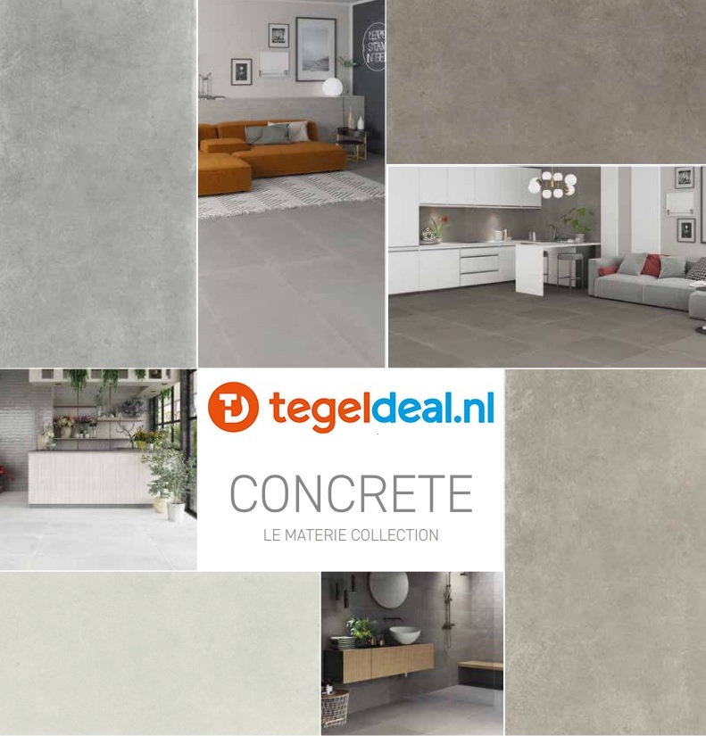 Rondine, Concrete, betonlook tegels; Mooi niet duur bij Tegeldeal!