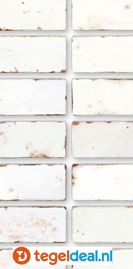 WDT Nanda Tiles, Loft White Gloss, 7,5x30 cm