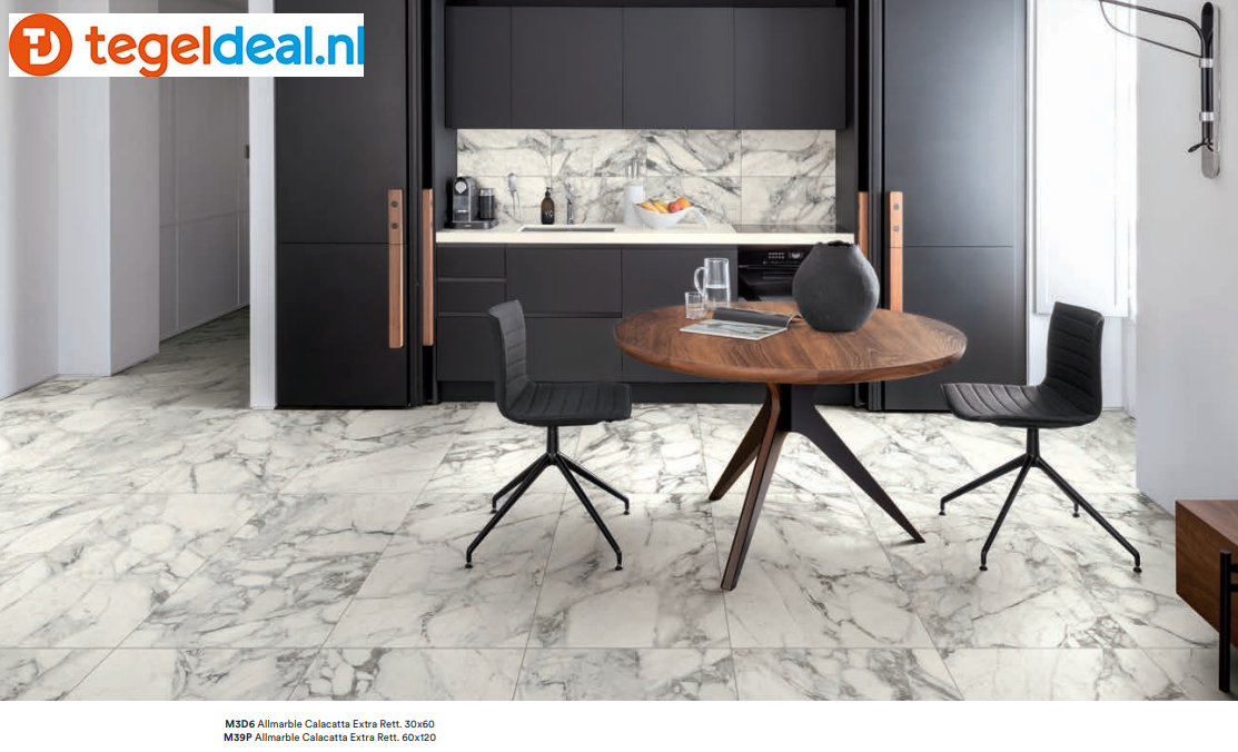 Marazzi Allmarble, Calacatta Extra Lux, 60x60 cm M3AV