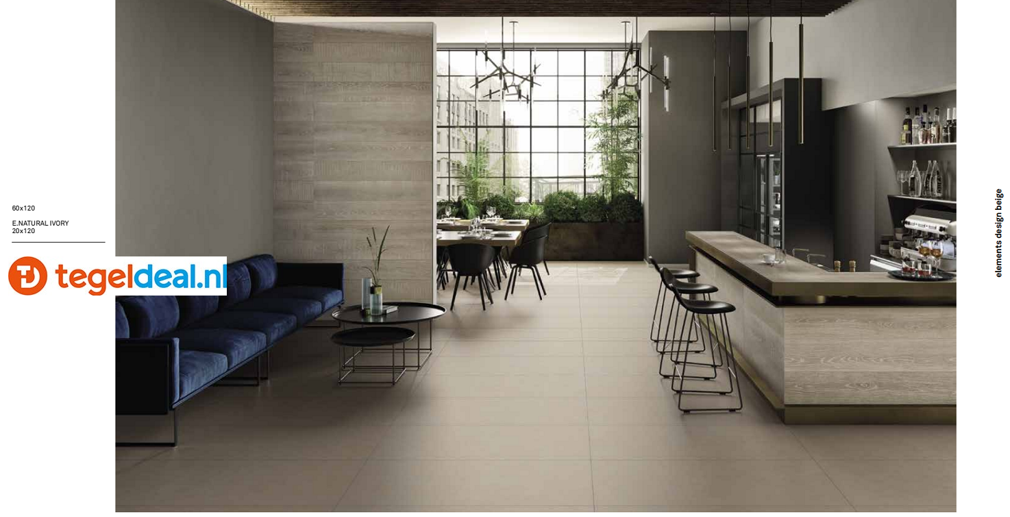 KEOPE Elements Design Beige, 60x120 cm Natural 