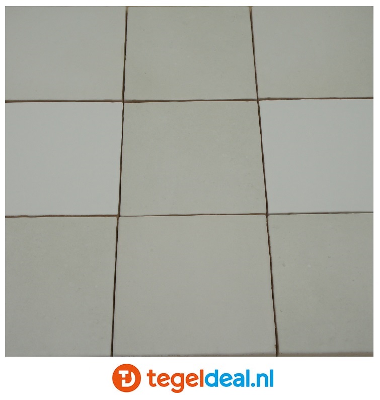 Equipe, Magma, WHITE, 13,2x13,2 cm, art 24968, handvorm wandtegels