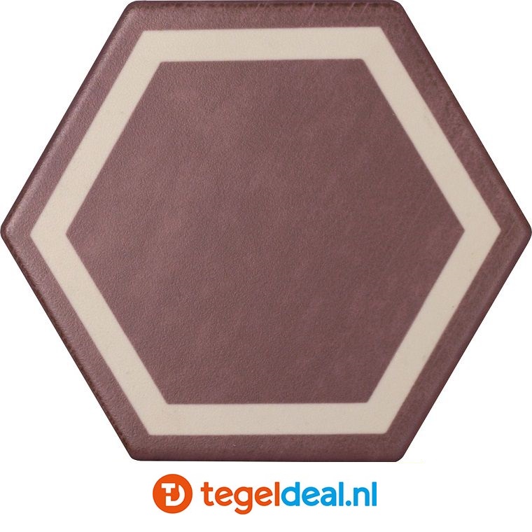 Tonalite, Examatt, 15x17 cm, hexagon vloer- en wandtegels Tonalite, Examatt, 15x17 cm, hexagon vloer- en wandtegels