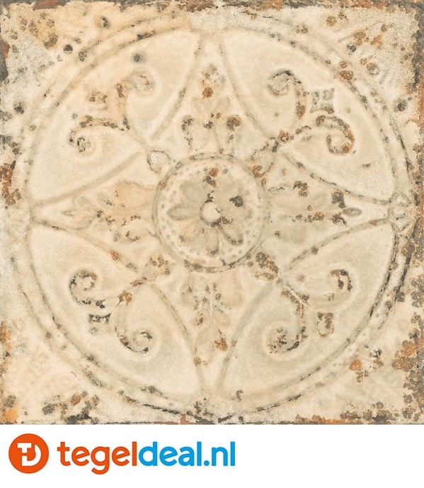 Peronda, Fs Saja-B, Beige, 33x33 cm, vintage patroontegels