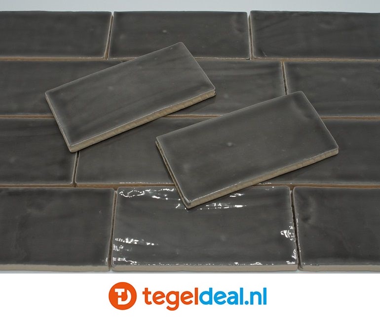 Life, Evolution SMOKE, 7,5x15, 7,5x30 cm, handvorm wandtegels    