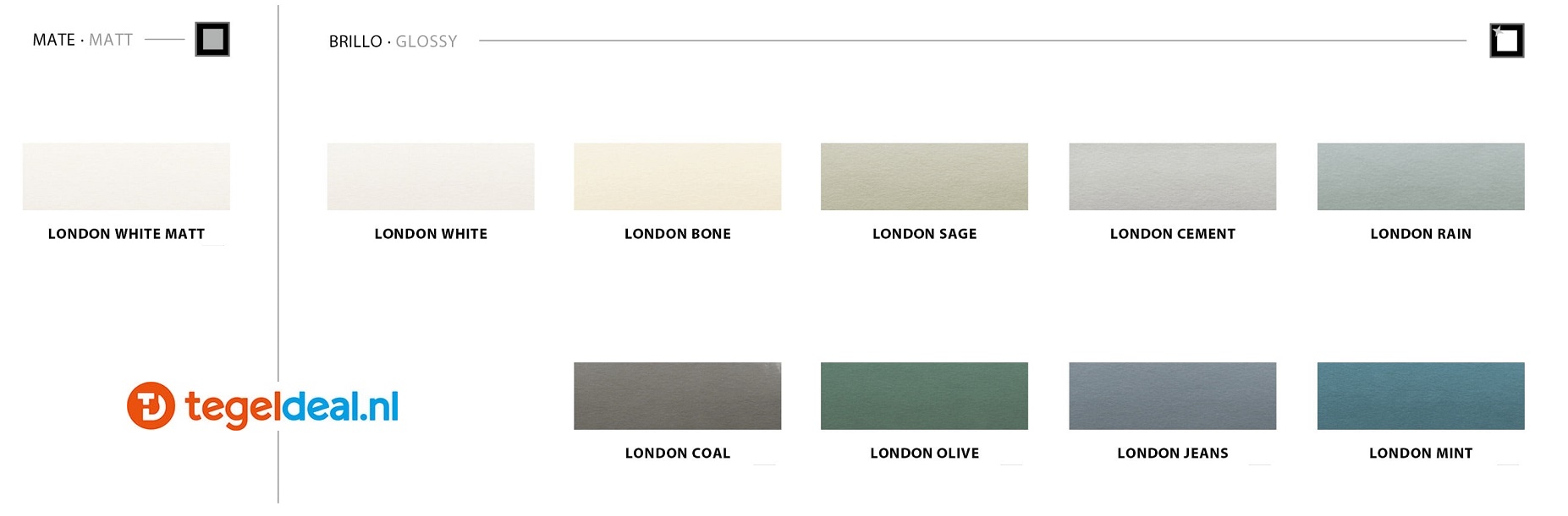 Natucer London, 7x22 cm wandtegels Natucer London, 7x22 cm wandtegels
