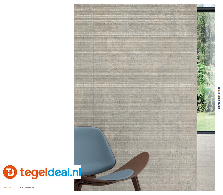 WDT Keope Omnia Devix Greige, 30 x 60 cm Crossing 3D WDT Keope Omnia Devix Greige, 30 x 60 cm Crossing 3D