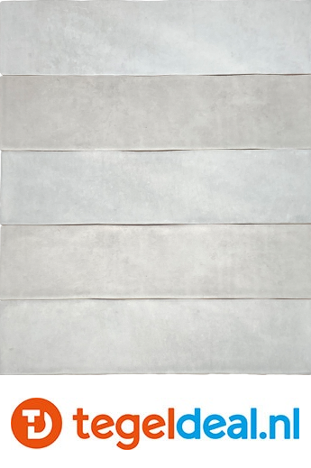 Revoir Paris, Atelier Gris, 6,2x25 cm mat, handvorm wandtegels