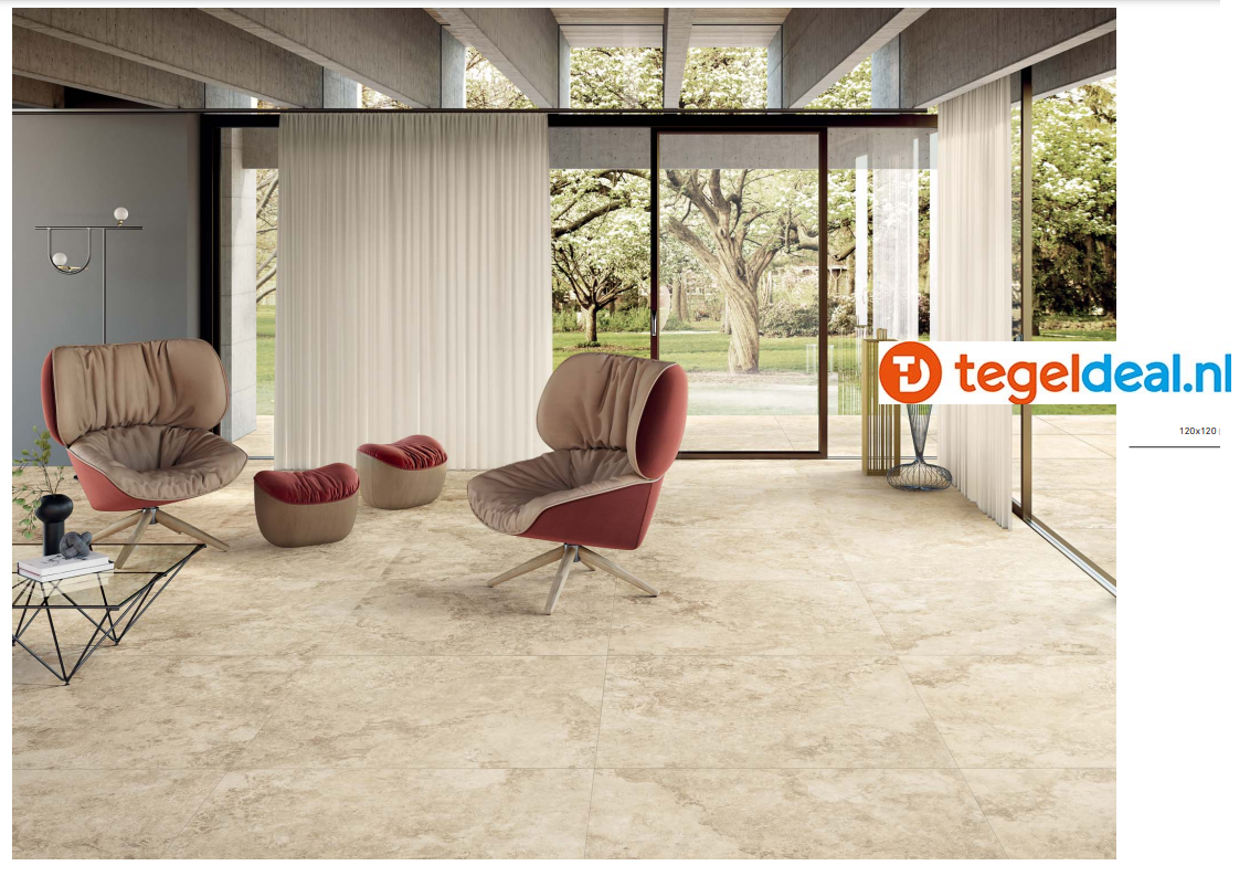 WDT Keope Omnia Rapolano Beige, 30 x 60 cm Crossing 3D