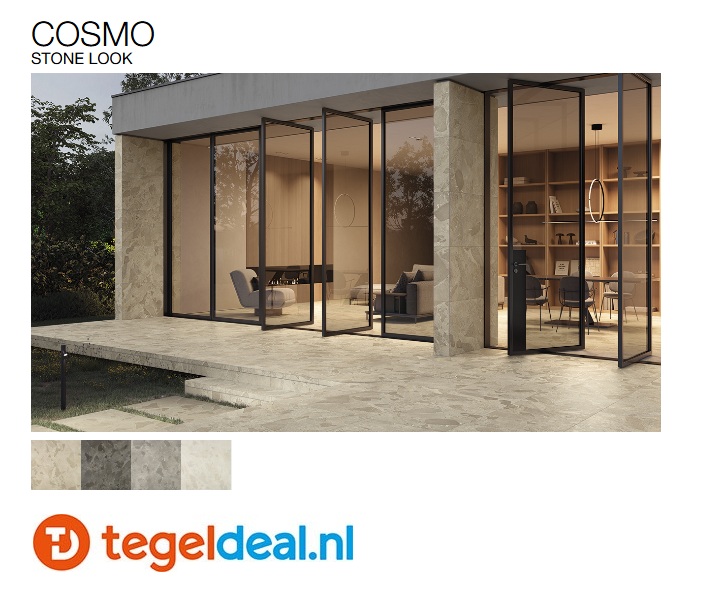 Cercom Cosmo, natuursteenlook tegels voor binnen en buiten 