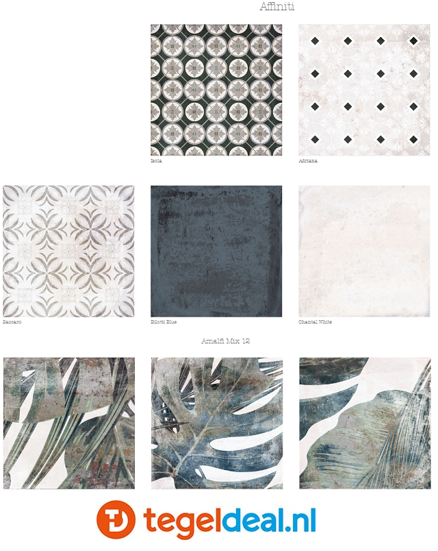 Nanda Tiles, Affiniti, 20x20 cm, patroontegels Nanda Tiles, Affiniti, 20x20 cm, patroontegels