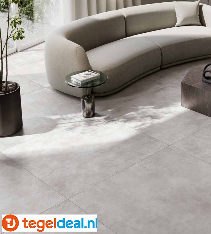 Ermes Aurelia, Domino Cenere, 40x80,2 cm, cementlook tegels