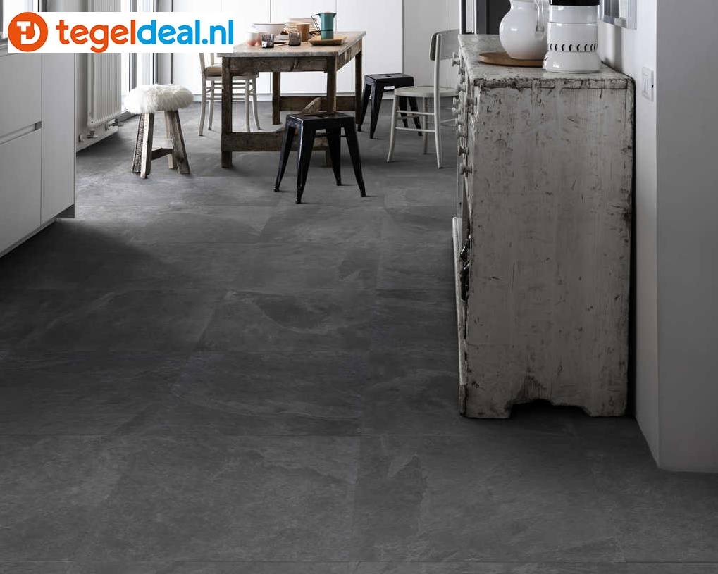 Marazzi Mystone Ardesia, Antracite, 75x150 cm M03Z