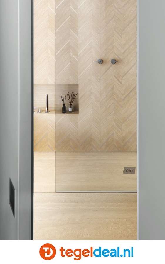 Marazzi, Mystone Travertino, travertinlook tegels - 3 kleuren - 4 formaten 