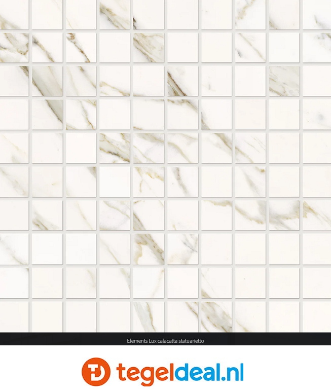 KEOPE Elements Lux CALACATTA STATUARIETTO Natural, 60x120 cm
