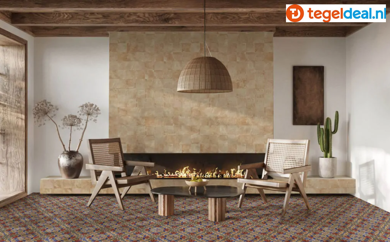 Nanda Tiles, Terra, 11,5x11,5 cm, vloer- en wandtegels Nanda Tiles, Terra, 11,5x11,5 cm, vloer- en wandtegels