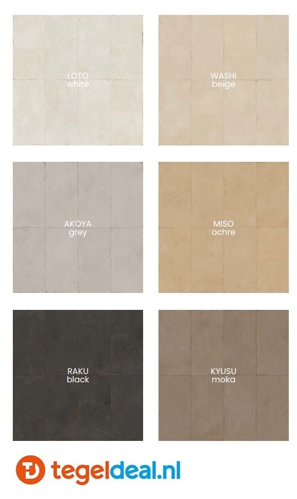 Edimax Astor, Iro, betonlook tegels 