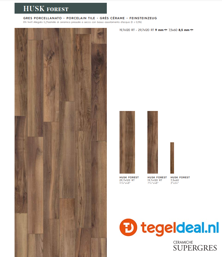 VLT Supergres Husk Forest, 20 x 120 cm