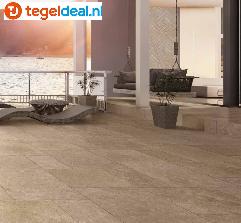 TRT SIL Ceramiche, Hampton PEARL, 60x90x2 cm, terrastegels