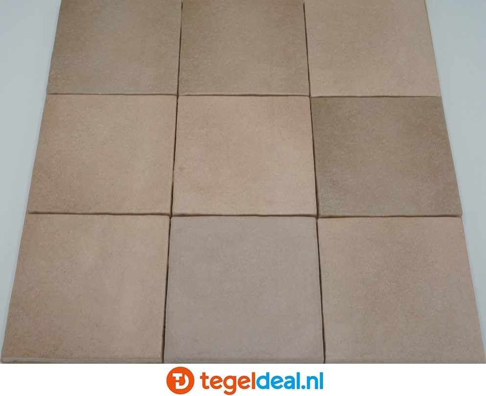 Equipe, Magma CORAL PINK, 13,2x13,2 cm, art 24971, handvorm wandtegels