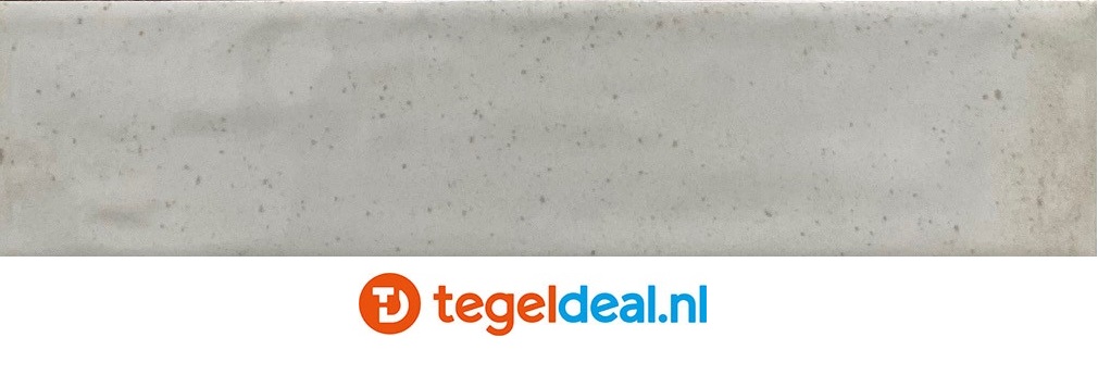 Ribesalbes, Vibe, White, 6x25 cm, handvorm wandtegels