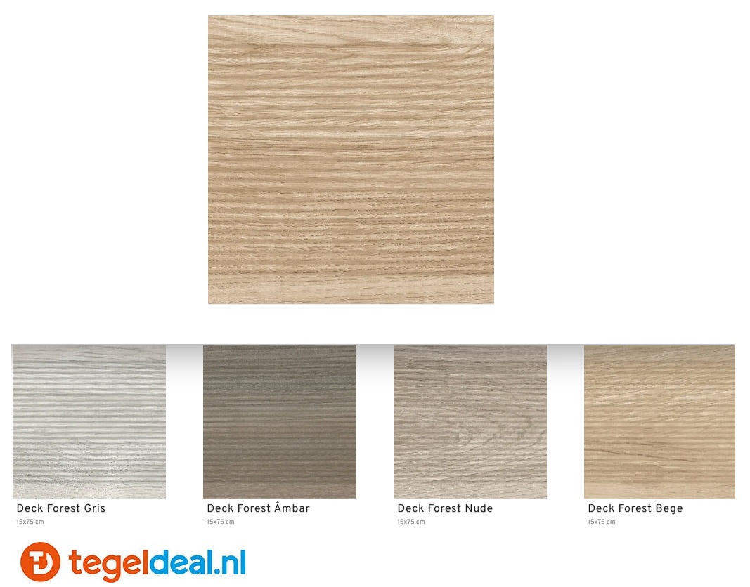 Revigres, Forest, Deck en Deck Forest, houtlook tegels 