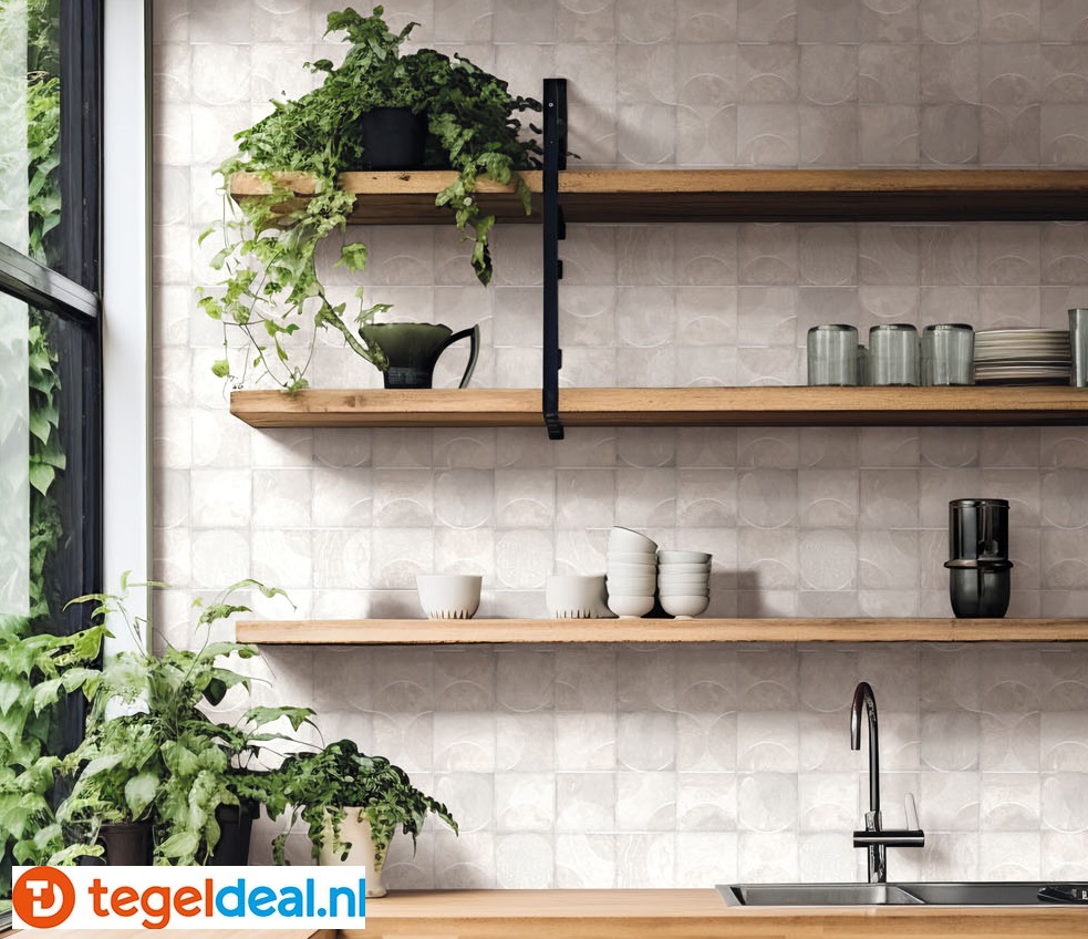Nanda Tiles, Amantina, 10x10 cm, vloer- en wandtegels Nanda Tiles, Amantina, 10x10 cm, vloer- en wandtegels