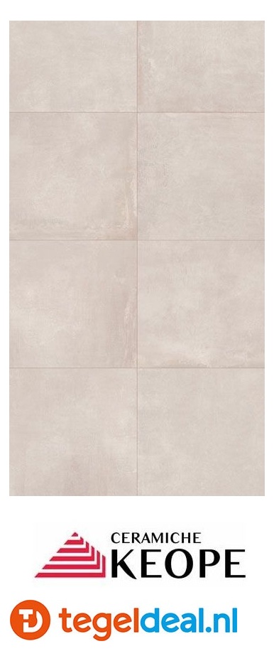 KEOPE Noord White, 120x120x2 cm K2, terrastegels