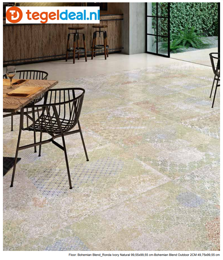 TRT Aparici Bohemian SAND, 50x100x2 cm terrastegels