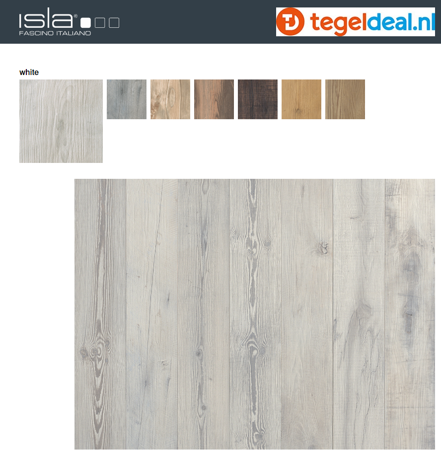 VLT Isla Tiles Essence White, 20 x 120 cm, 1004646