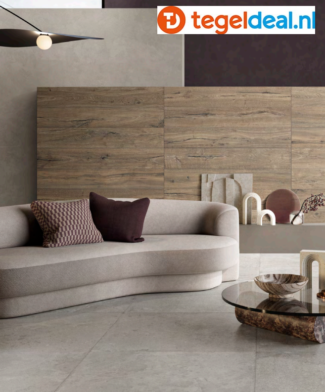 DOM Signature Stone BEIGE, 90x90x2 cm, natuursteenlook terrastegels