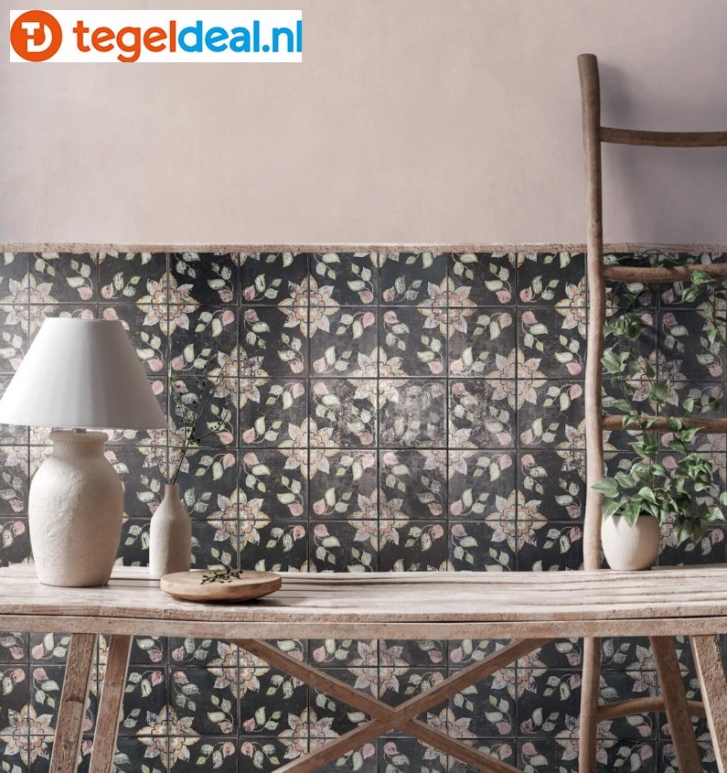 VLT / WDT Nanda Tiles, Florentina, 15x15 cm, patroontegels VLT / WDT Nanda Tiles, Florentina, 15x15 cm, patroontegels