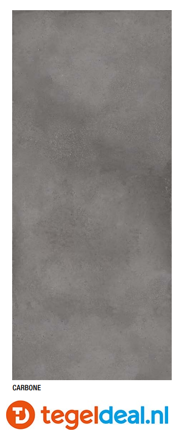 Fondovalle Pigmento, CARBONE, 80x80x0,85 cm, PGM205, cementlook tegels