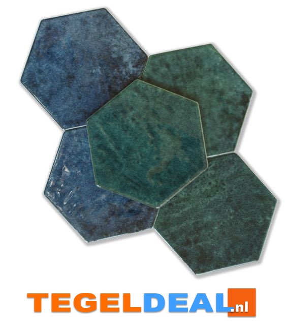 WDT Tonalite, Esamarine, 16,2x18,5 cm hexagon WDT Tonalite, Esamarine, 16,2x18,5 cm hexagon